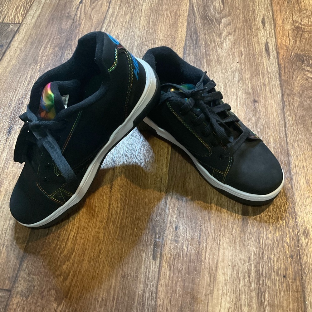 Heelys Propel Unisex Youth 6 Black Rainbow‎ Foil Skate Roller